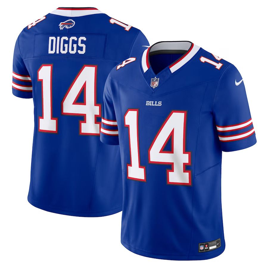 Men Buffalo Bills #14 Stefon Diggs Nike Royal Vapor F.U.S.E. Limited NFL Jersey